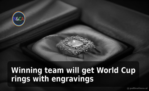 Winning team will get World Cup rings with engravings