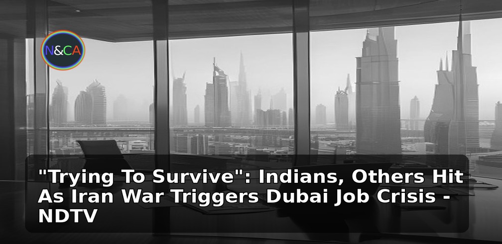 "Trying To Survive": Indians, Others Hit As Iran War Triggers Dubai Job Crisis - NDTV
